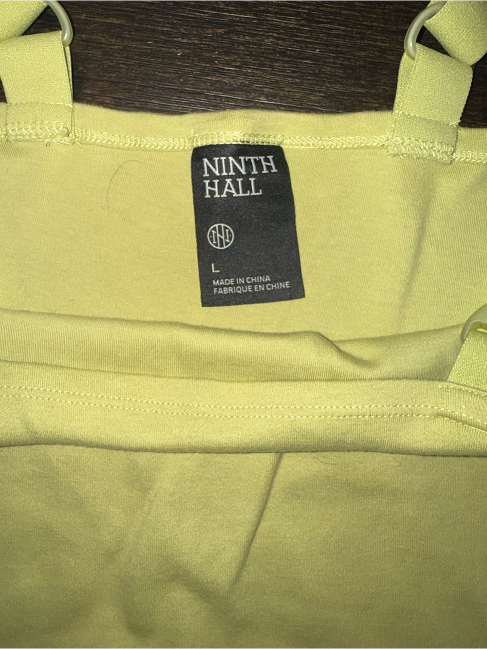 Lime Yellow Crop Tank Y2K Buckle Strap Top Futuristic style - Picture 3 of 5